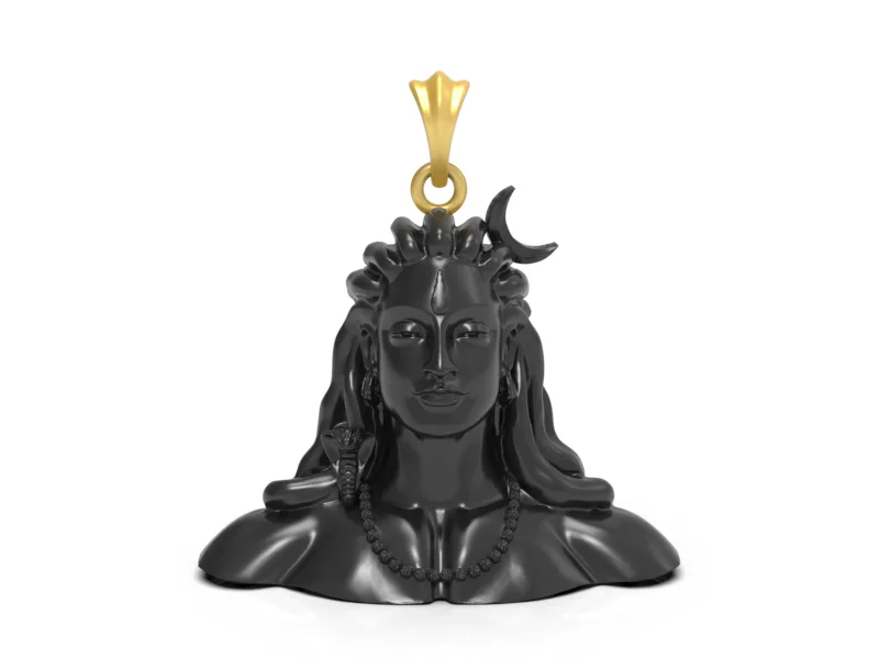 Adiyogi pendant CAD file-3