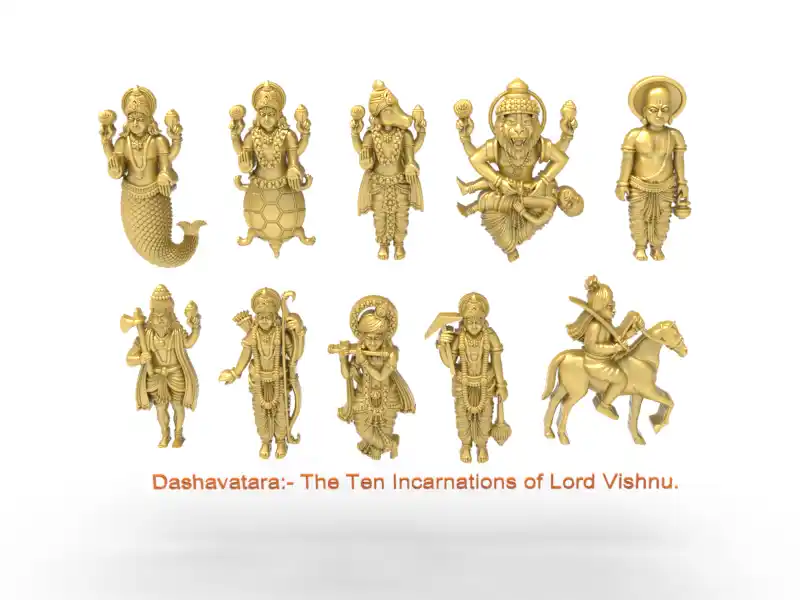 Dashavatar murti cad files