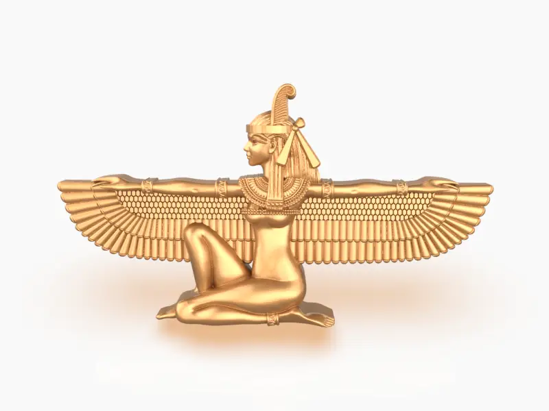 Egyptian Goddess cad file-1