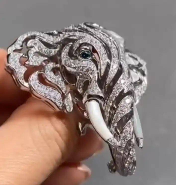 Elephant Brooch CAD file