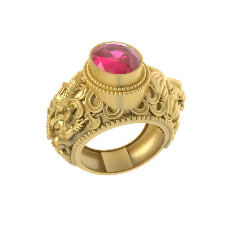 Ganesh Ring CAD File-3