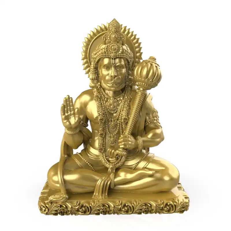 Hanumanji 3d cad file-2