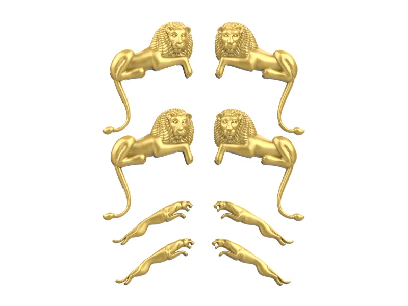 Lion body cad file-1
