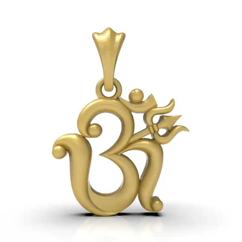 Om Pendant CAD File-1