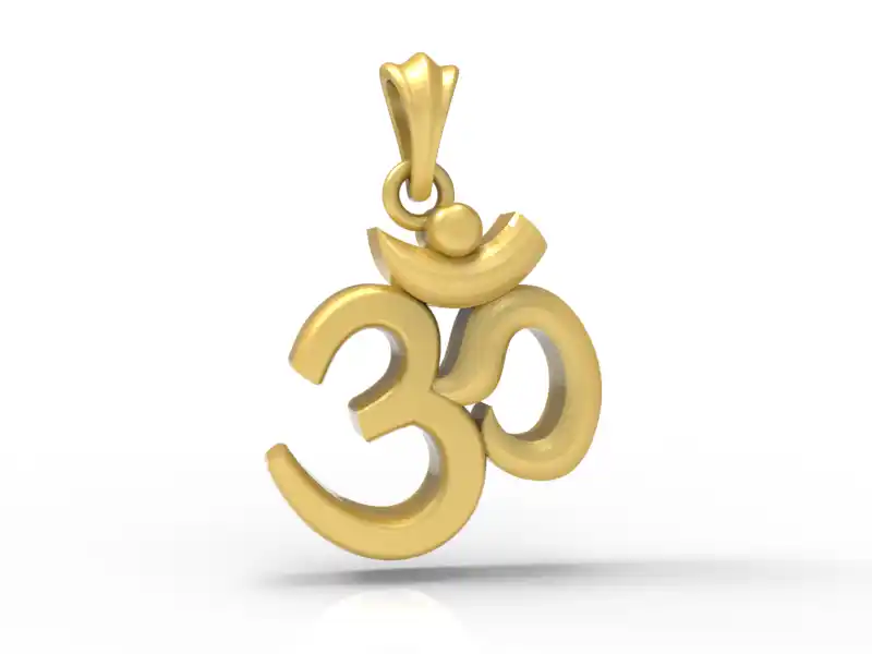 Om pendant 3D-printing file