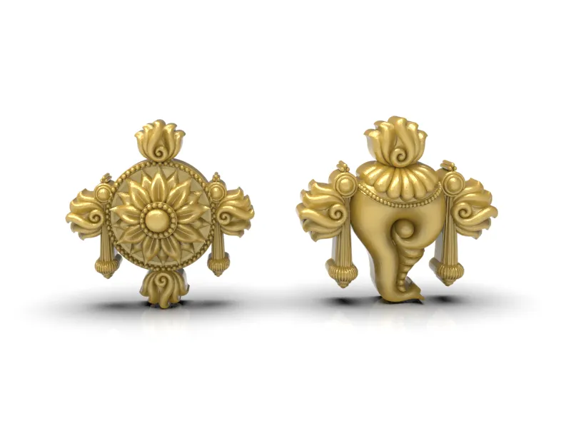 Shankha Chakra cad file